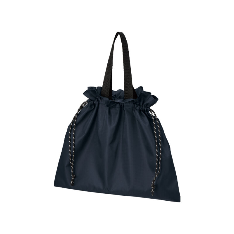 リップストップ巾着バッグ ネイビー