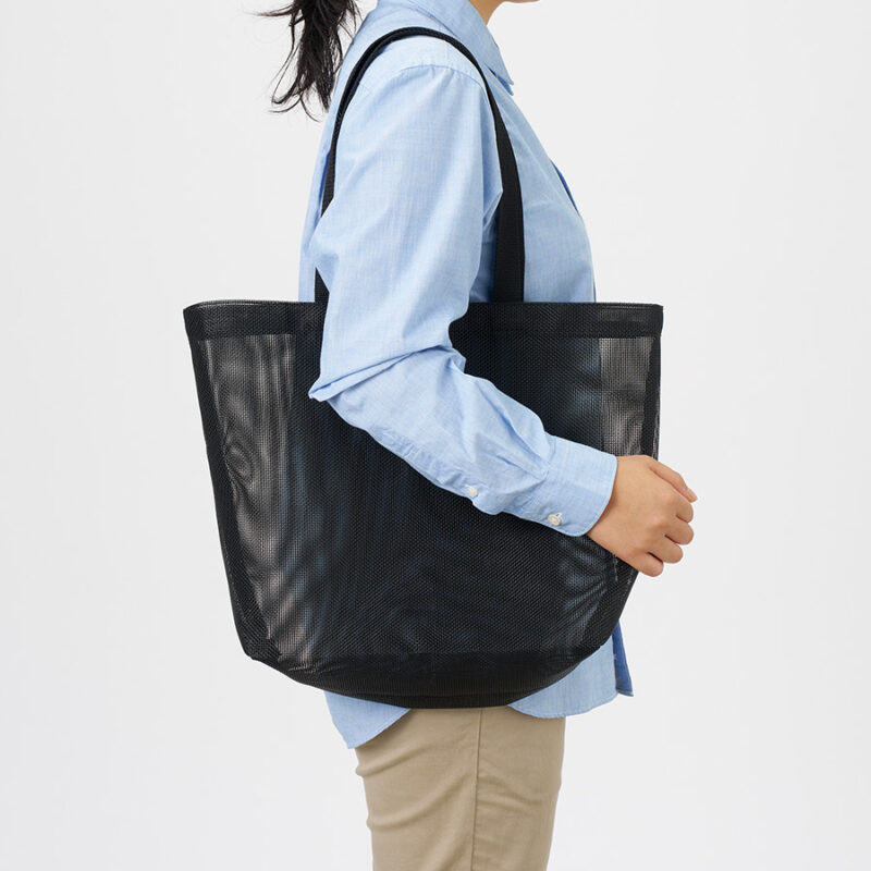 ハードメッシュトート(M) ナチュラルホワイト（2）