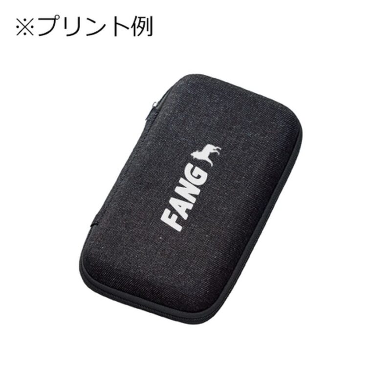 テキスタイルモバイルアクセサリーケース(L) ブラック（2）