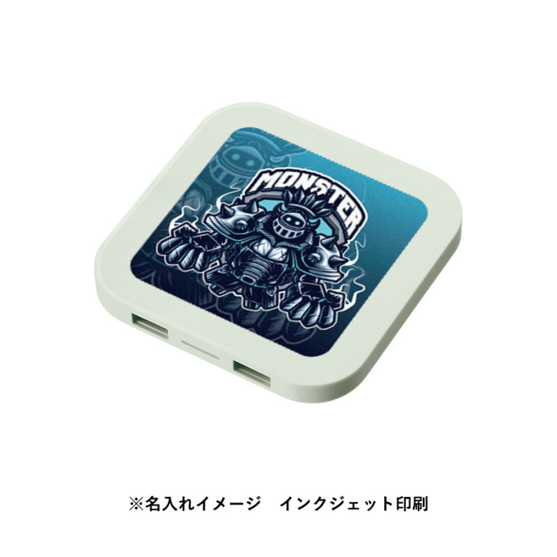 ワイヤレス充電器　　スクエア　5W　スモークブルー（9）