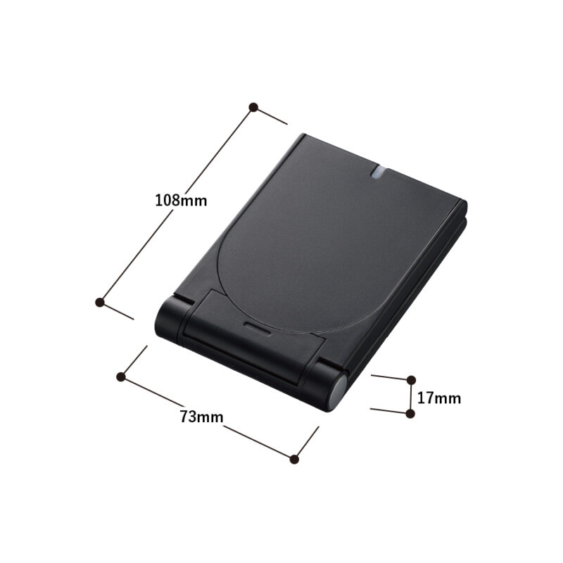 スタンドワイヤレス充電器折りたたみタイプ 5W ホワイト（2）
