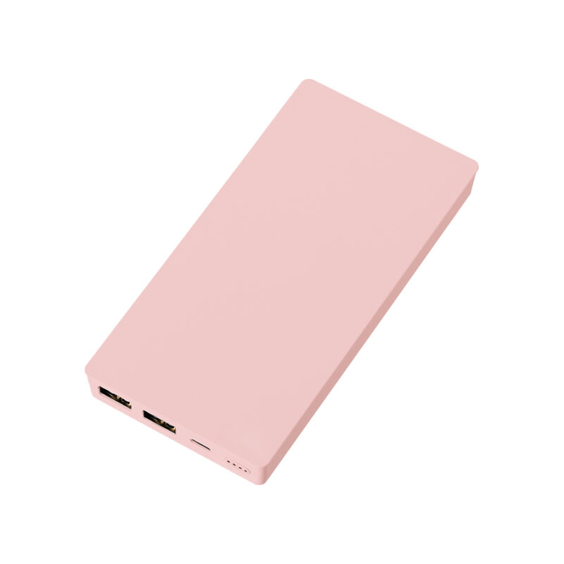 全面印刷できるモバイルチャージャー　10000　スモークピンク