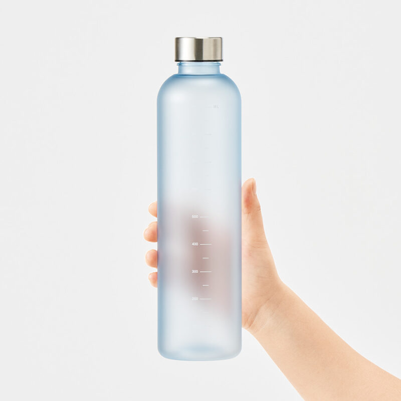 目盛り付フロストボトル1000ml　ピンク（9）