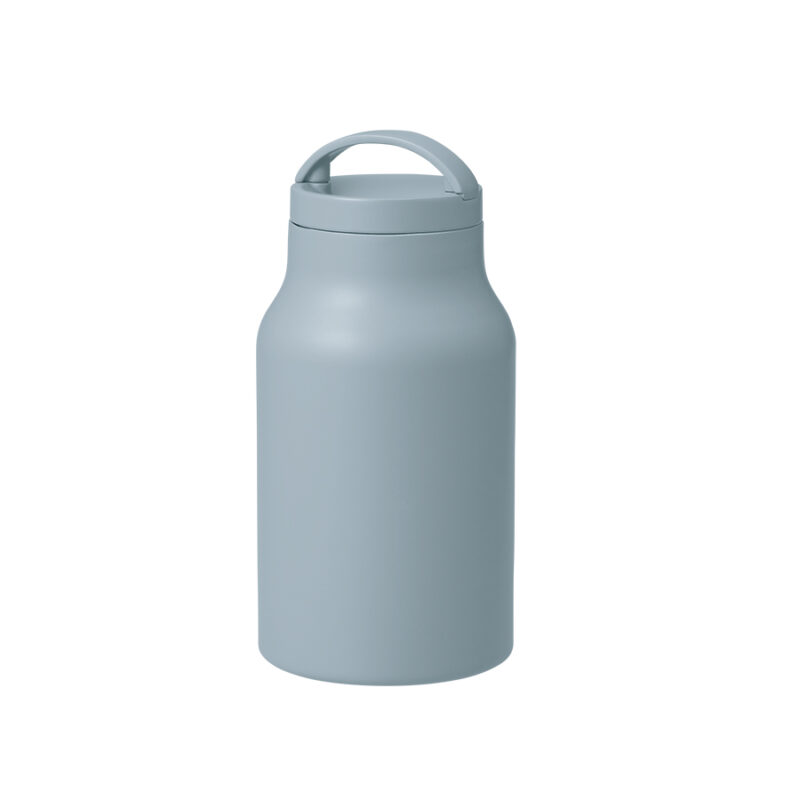 Handitシンプルサーモボトル350ml　サックスブルー