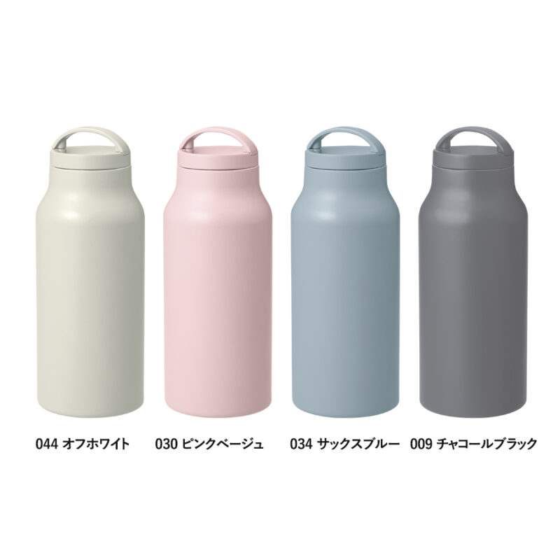 Handitシンプルサーモボトル500ml　チャコールブラック（2）