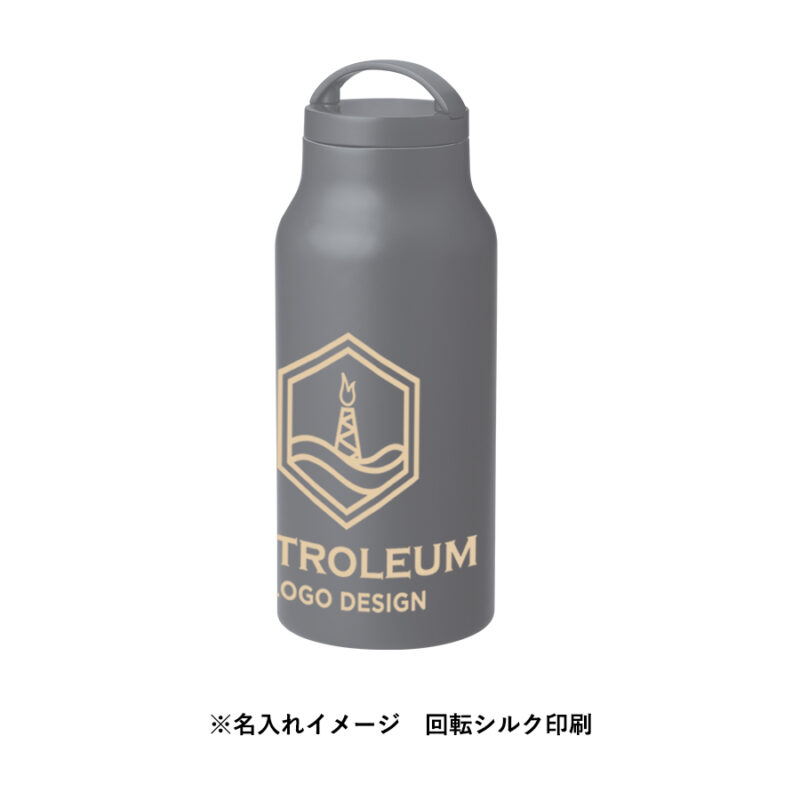 Handitシンプルサーモボトル500ml　チャコールブラック（4）