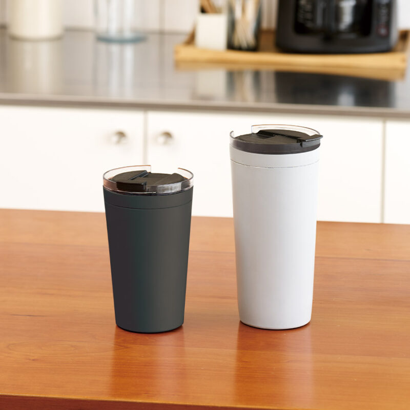 クリアリップサーモタンブラー 500ml　ホワイト（2）