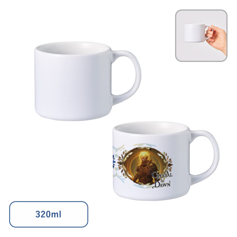 陶器マグストレート　ショートワイド　ホワイト（3）