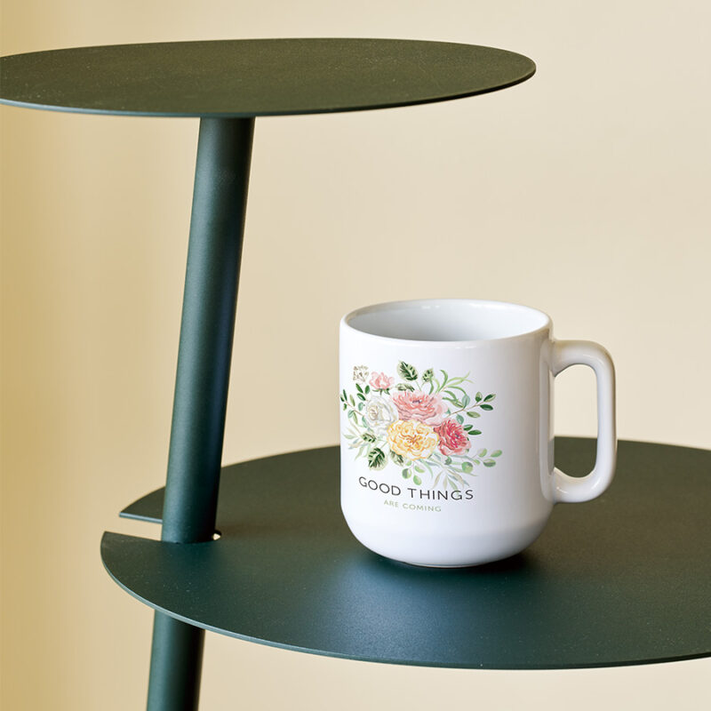 陶器マグストレート　ラウンドボトム　ホワイト（2）