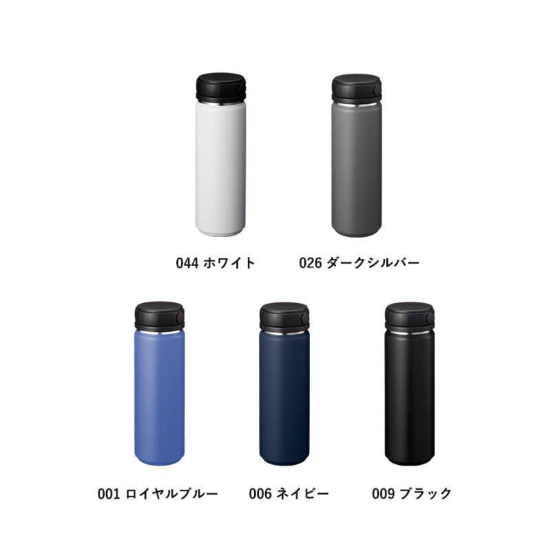 ZaLattoサーモハンドルスタイルボトル500ml　ver.2　ダークシルバー（4）
