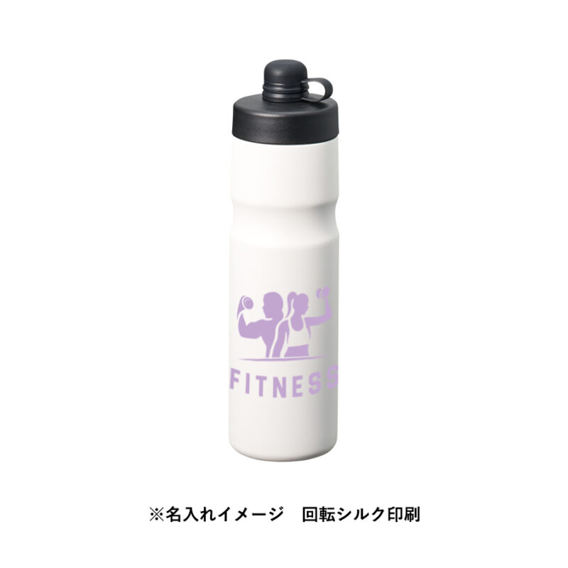ステンレスサーモスポーツボトル600ml ブラック（7）