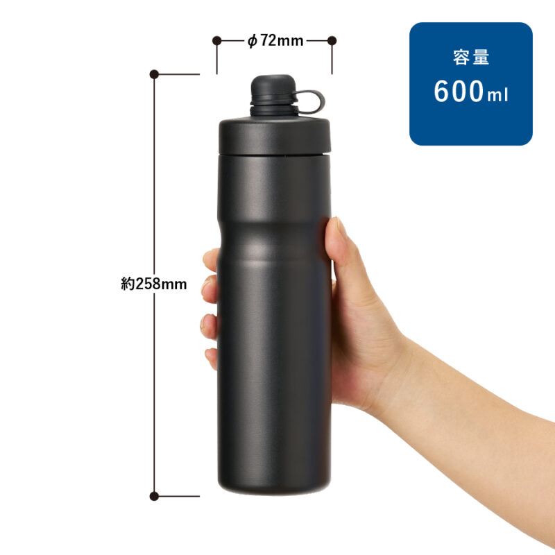 ステンレスサーモスポーツボトル600ml ライトブルー（4）