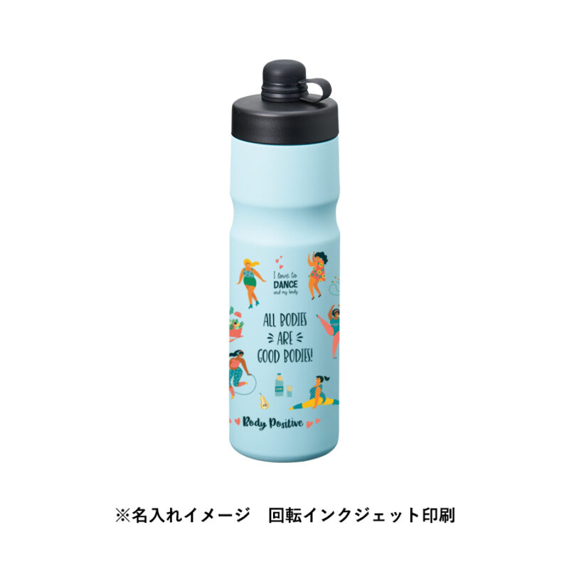 ステンレスサーモスポーツボトル600ml ライトブルー（9）