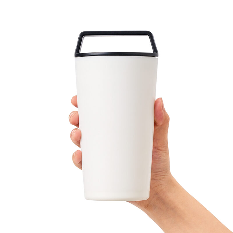 ハンドルサーモステンレスタンブラー460ｍL マットブラック（3）