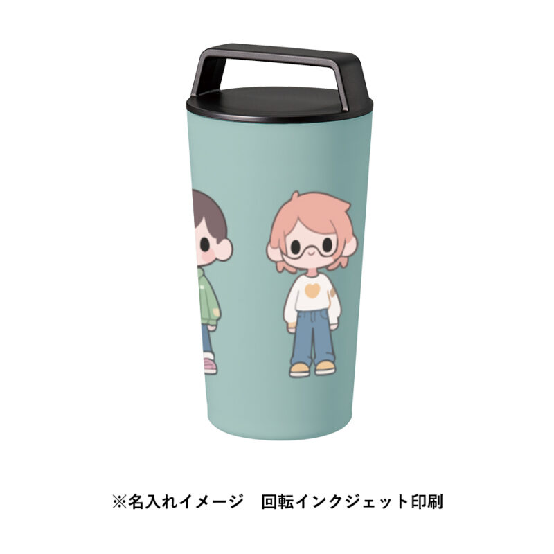 ハンドルサーモステンレスタンブラー460ｍL マットブラック（4）