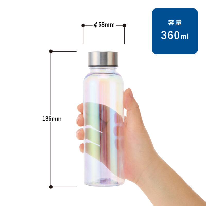 オーロラクリアボトル360ml クリア（3）