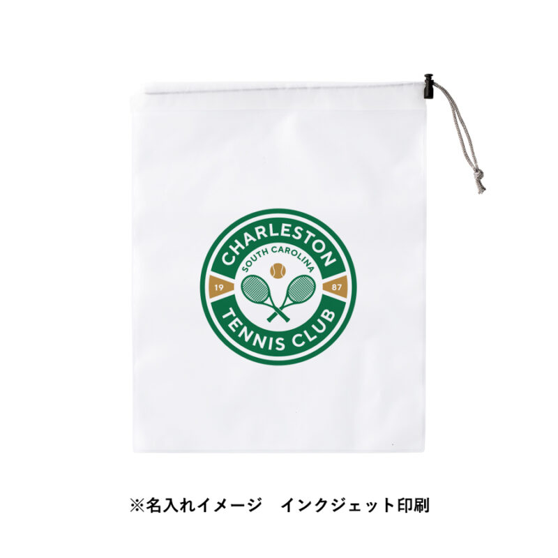 携帯レインコート（巾着付）　ホワイト（6）
