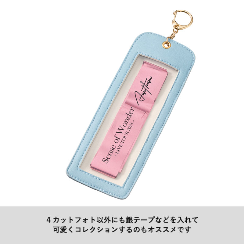 4カットフォトキーホルダー　レッド（8）