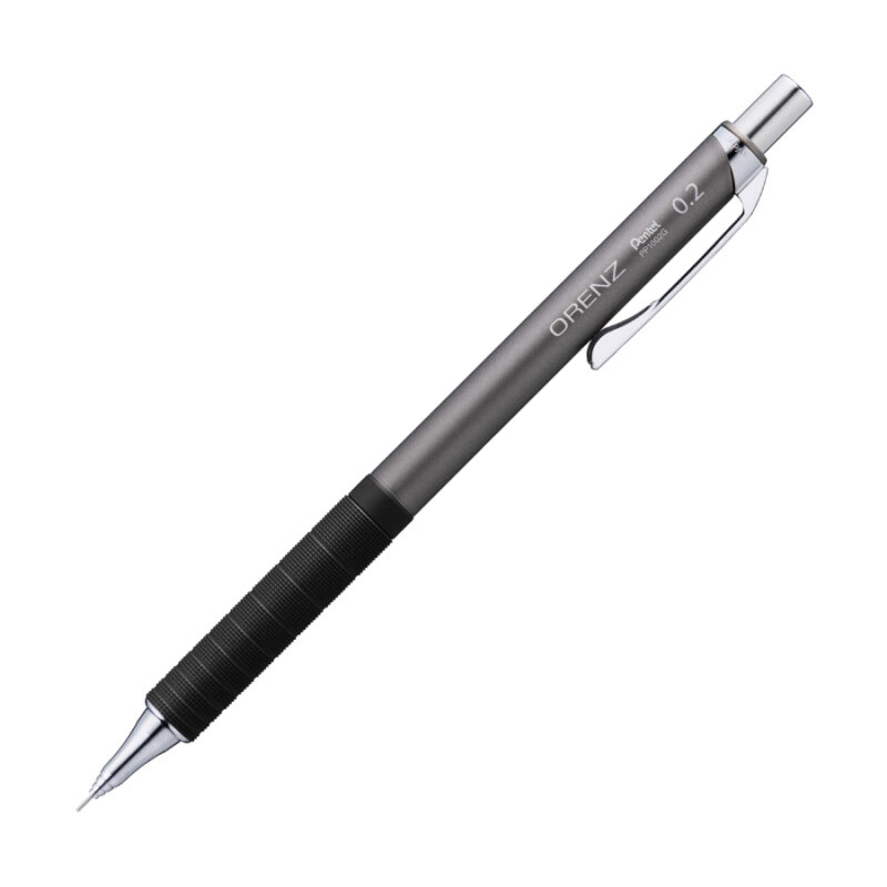 シャープペンシル オレンズ メタルグリップ ORENZ METAL GRIP 0.2mm ガンメタリック軸
