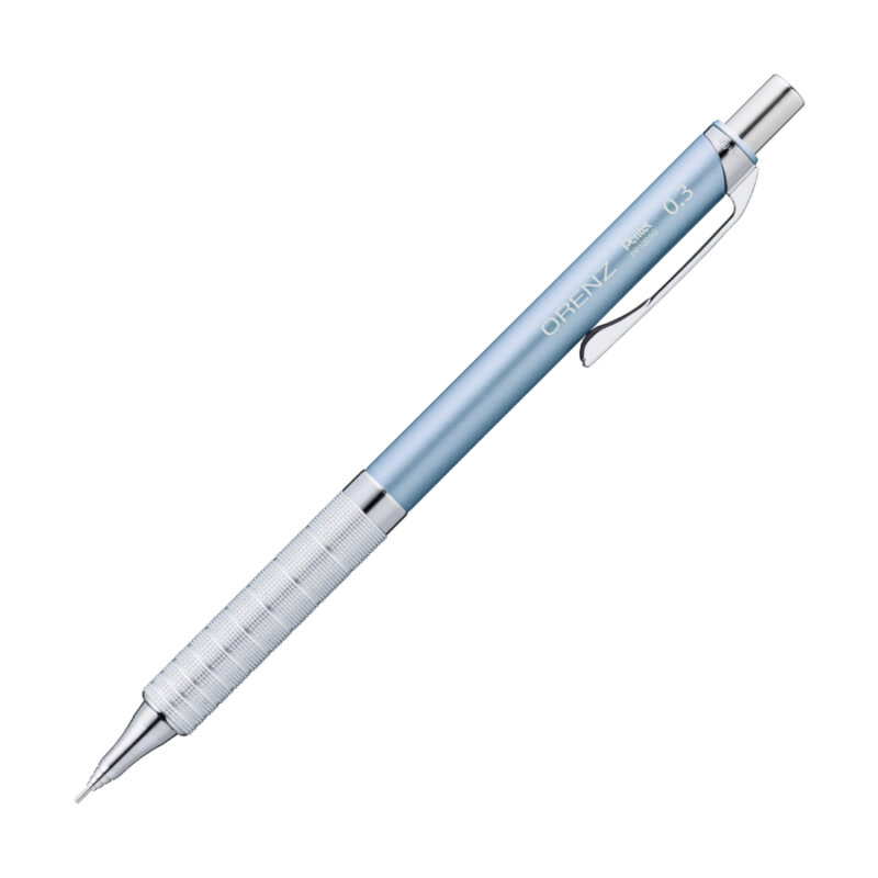 シャープペンシル オレンズ メタルグリップ ORENZ METAL GRIP 0.3mm ライトブルー軸