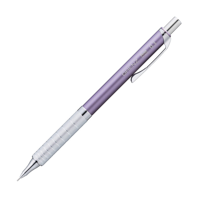 シャープペンシル オレンズ メタルグリップ ORENZ METAL GRIP 0.3mm ライトパープル軸