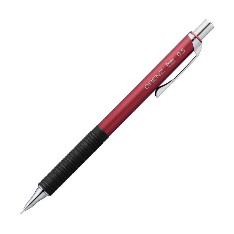 シャープペンシル オレンズ メタルグリップ ORENZ METAL GRIP 0.5mm レッド軸