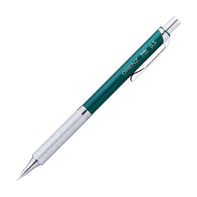 シャープペンシル オレンズ メタルグリップ ORENZ METAL GRIP 0.5mm ターコイズブルー軸