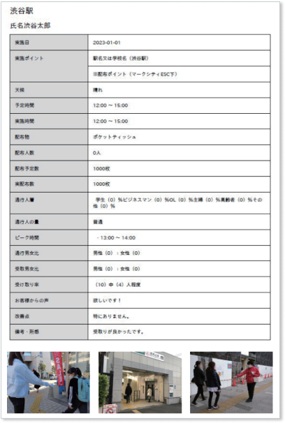 レポート