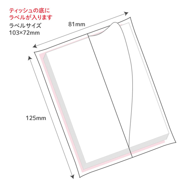 オリジナル広告ポケットティッシュレギュラーサイズ（6W）（5）