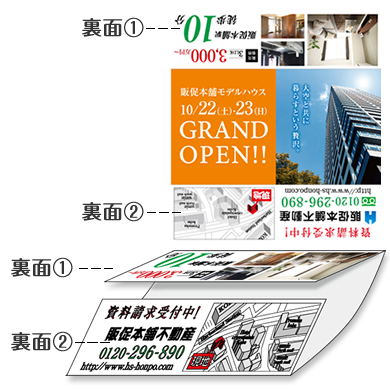 大型ポケットティッシュオリジナル広告（3）