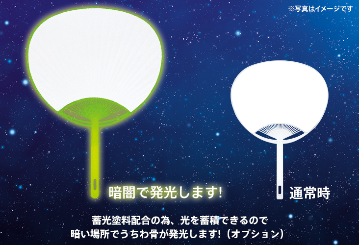 既製品名入れうちわ 選べる3サイズ（レギュラーサイズ、コンパクトサイズ、ミドルサイズ）（7）